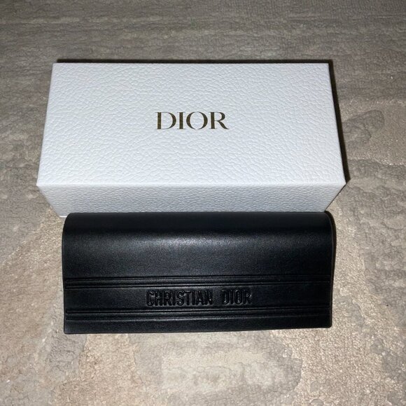 CHRISTIAN DIOR DIORMIDNIGHT S1I 29C0 BLACK MARBLE/BLUE LENS SUNGLASSES 53-18 - Picture 10 of 12